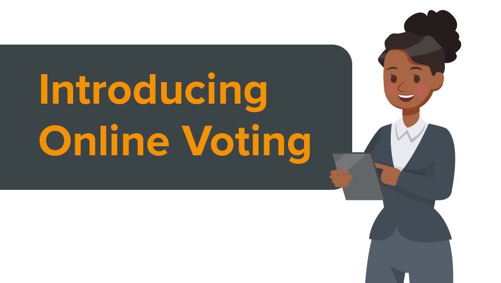 Introducing Online Voting Infographic