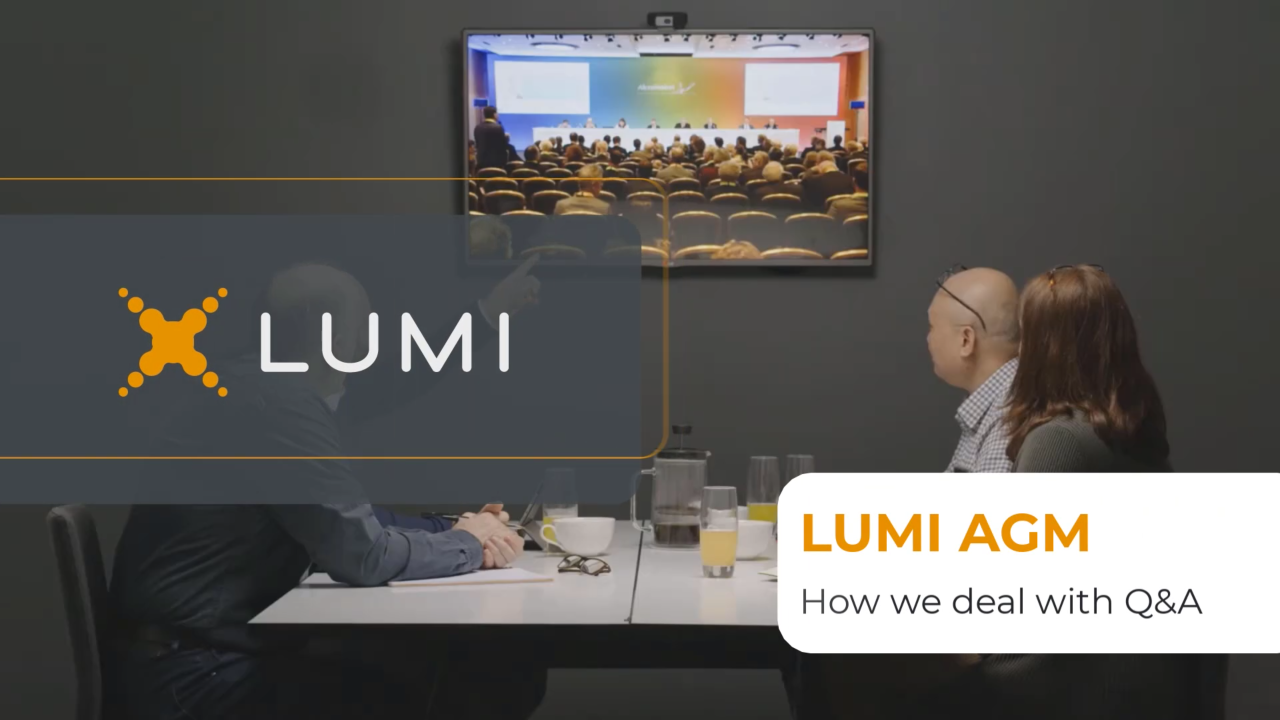 Transparency, security and reliability lie at the heart of every Lumi meeting. Trusted by organizations across the globe, Lumi is the world-leading provider of meeting technology. We pride ourselves on delivering seamless meeting experiences through a robustly tested platform.